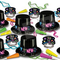 Neon New Year's Eve Party Kit for 50